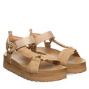 Bearpaw Women's Hydra Webbing Sandal in Iced Coffee - lifestyle on-foot