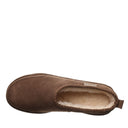 BEARPAW Men's Damian Clog in Earth, top view