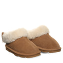 BEARPAW Youth Delanie Boot in Hickory worn on foot with casual cold-weather styling for cozy everyday kids' wear.