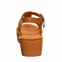 BEARPAW DELILAH SANDAL IN TAN RAFFIA