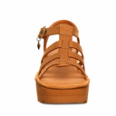 BEARPAW DELILAH SANDAL IN TAN RAFFIA