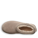Bearpaw Women's Langly Boot in Stone - top view