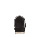 Bearpaw Women's Arden Slipper in Black - outsole view