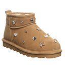 BEARPAW Women's Shorty Boot in Nova Iced Coffee, front view