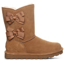 BEARPAW Youth Zaria Boot in Hickory, angled view