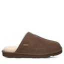 BEARPAW Men's Walker Slipper in Earth, angled view