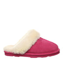 BEARPAW Women's Loki II Slipper in Party Pink, angled view