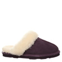 BEARPAW Women's Loki II Slipper in Larkspur, angled view
