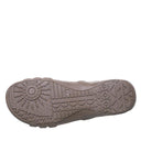 Outsole of Bearpaw Layla II sandal in brown showing sculpted TPR sole designed for traction and stability