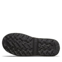 Outsole of Bearpaw Sail mule in black showing textured rubber traction pattern