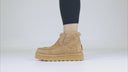 Bearpaw Women's Maeve Platform Lo Boot - Iced Coffee Solid